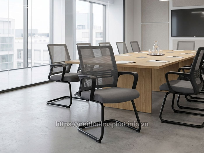 Ghế lưới chân quỳ phòng họp Hòa Phát