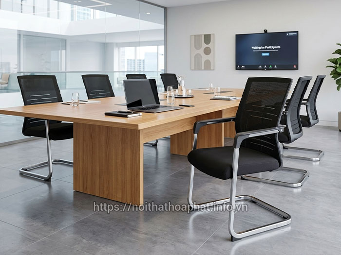 Ghế lưới chân quỳ phòng họp Hòa Phát