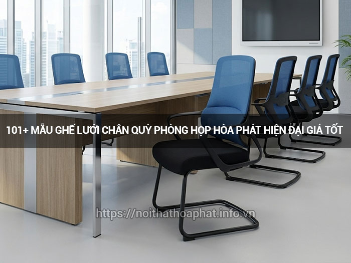 Ghế lưới chân quỳ phòng họp Hòa Phát