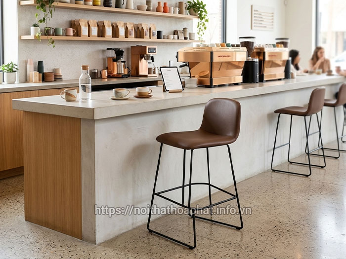 Ghế quầy bar cho quán cafe