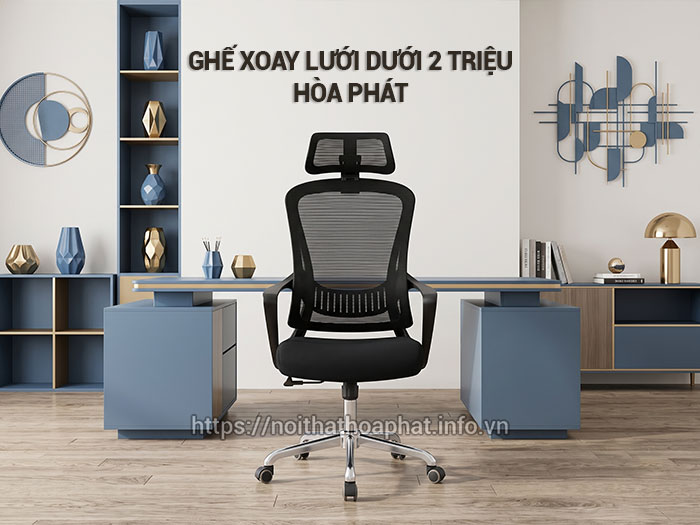 Ghế xoay lưới dưới 2 triệu Hòa Phát
