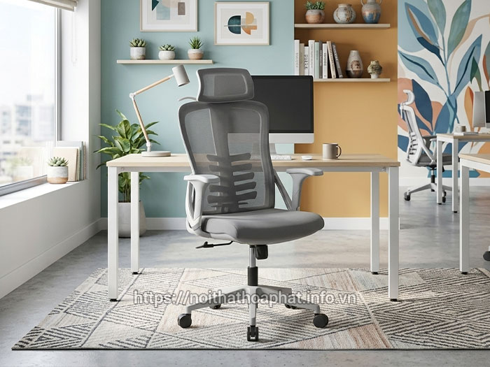 Ghế xoay lưới dưới 2 triệu Hòa Phát