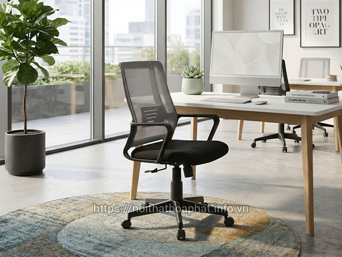 Ghế xoay lưới dưới 2 triệu Hòa Phát