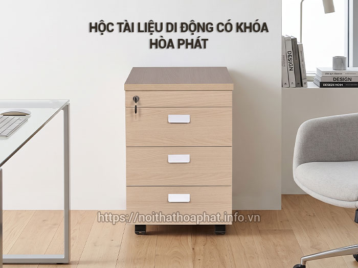 Hộc tài liệu di động có khóa