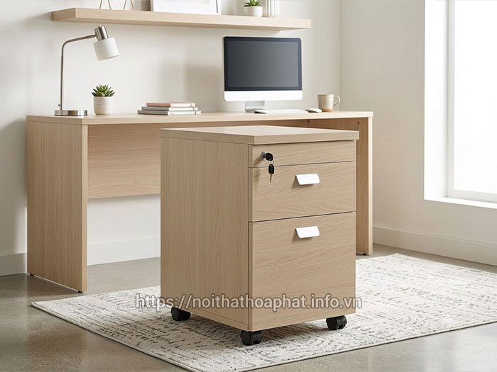Hộc tài liệu di động có khóa