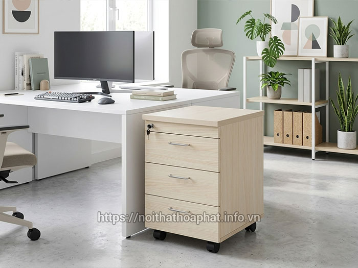 Hộc tài liệu di động có khóa