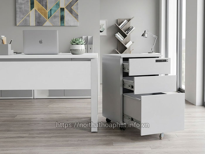Hộc tài liệu di động có khóa