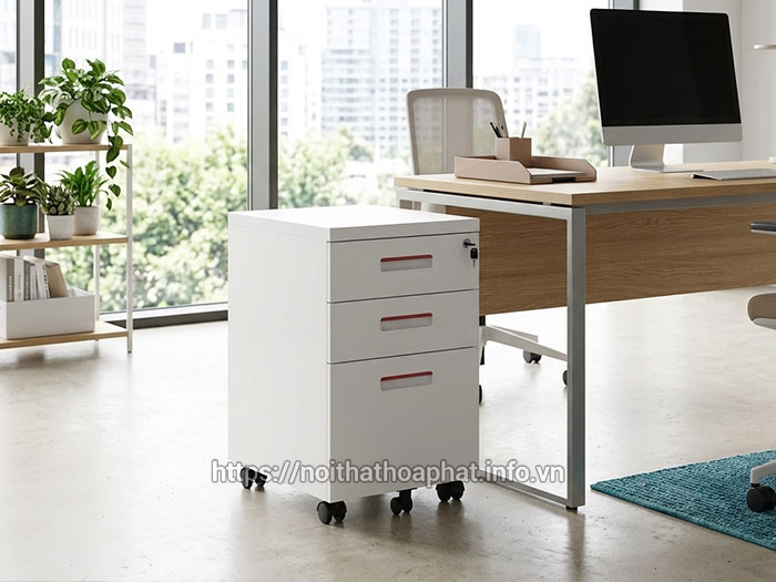 Hộc tài liệu di động có khóa