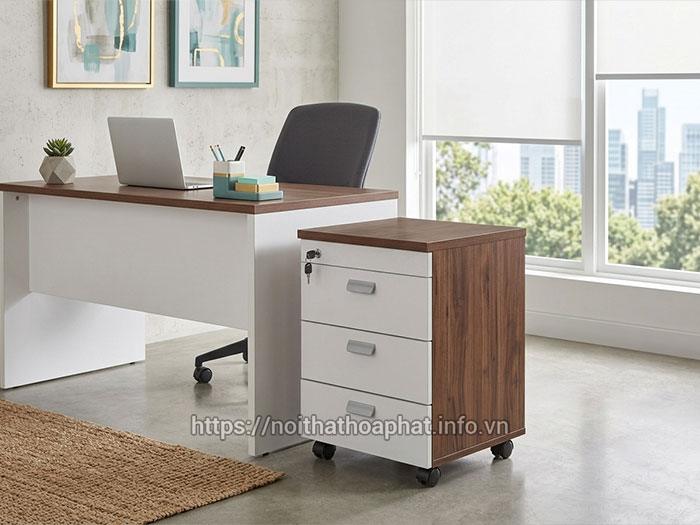 Hộc tài liệu di động có khóa