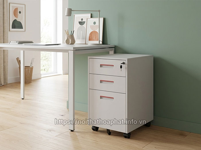 Hộc tài liệu di động có khóa