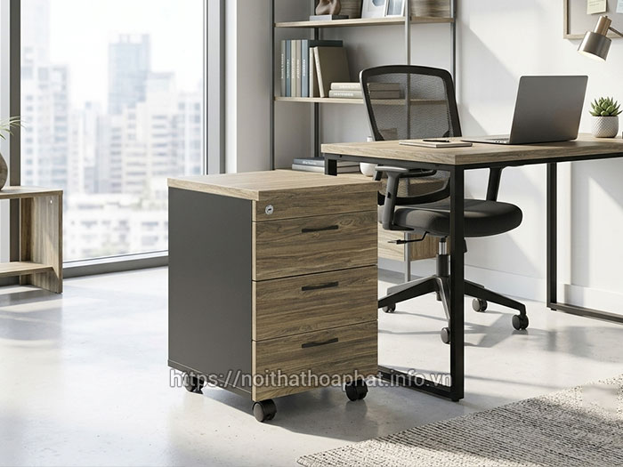 Hộc tài liệu di động có khóa