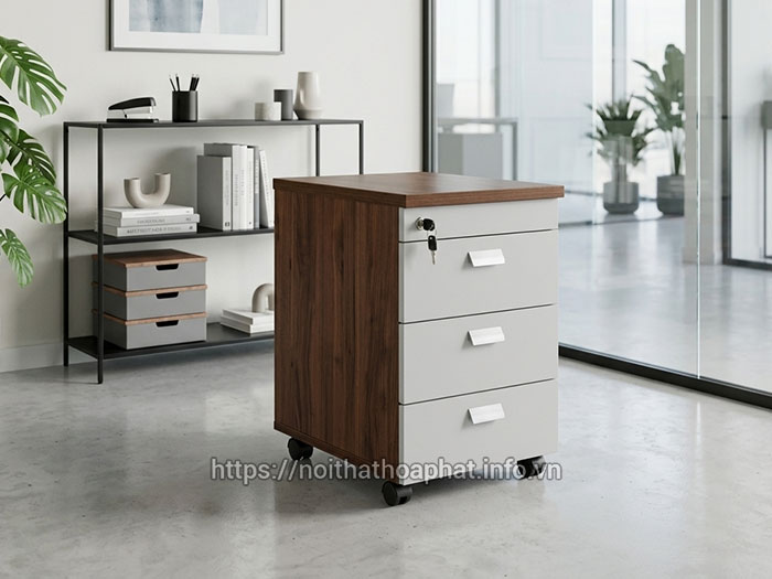 Hộc tủ di động 3 ngăn kéo