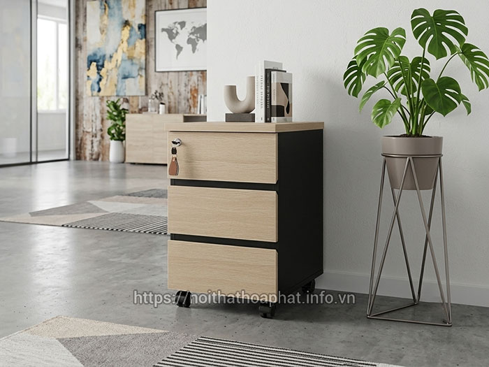 Hộc tủ di động 3 ngăn kéo