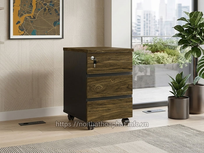 Hộc tủ di động 3 ngăn kéo