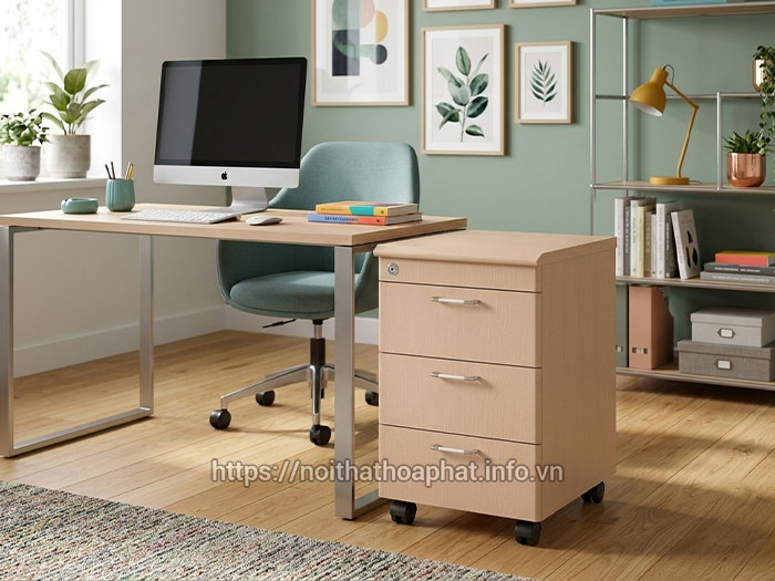 Hộc tủ di động 3 ngăn kéo