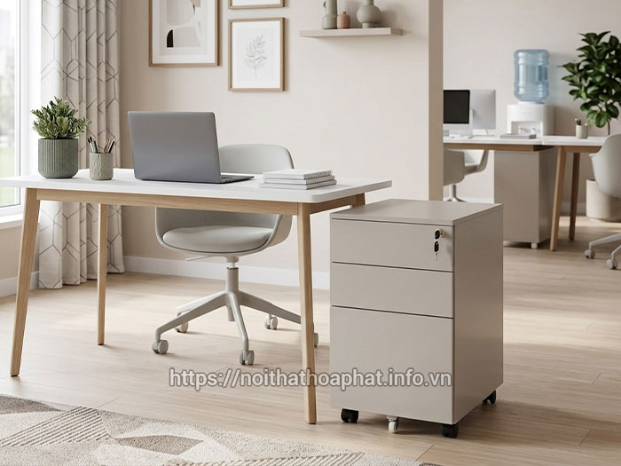 Hộc tủ di động 3 ngăn kéo