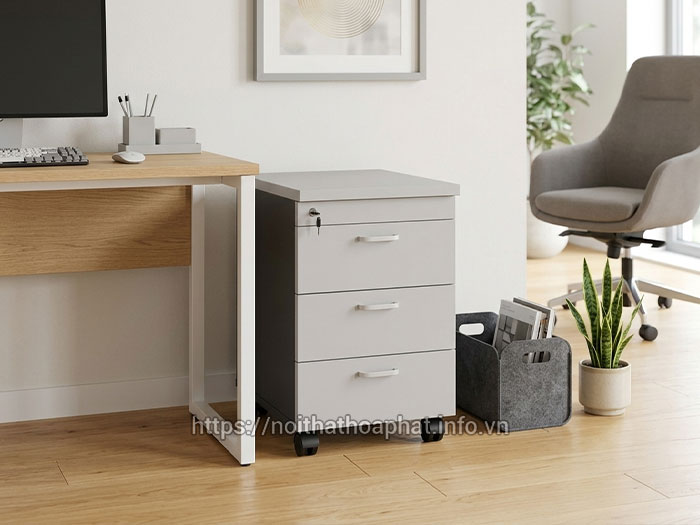 Hộc tủ di động 3 ngăn kéo