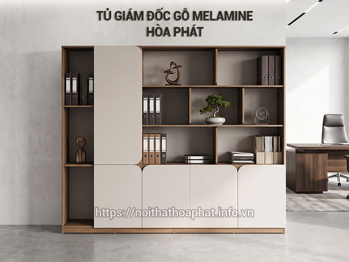 Tủ giám đốc gỗ melamine Hòa Phát