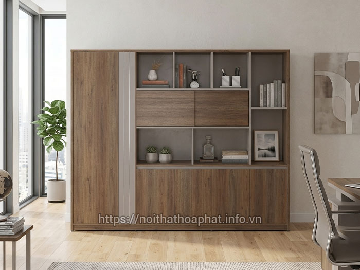 Tủ giám đốc gỗ melamine Hòa Phát