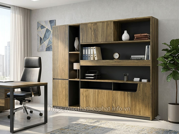Tủ giám đốc gỗ melamine Hòa Phát