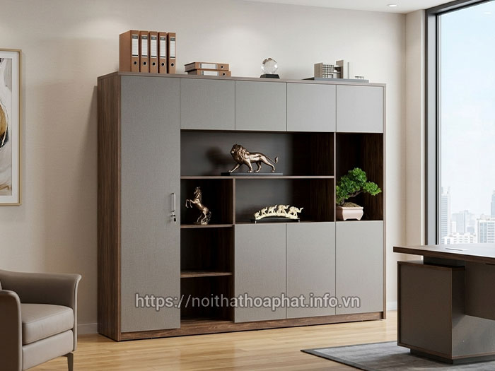 Tủ giám đốc gỗ melamine Hòa Phát
