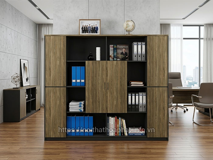 Tủ giám đốc gỗ melamine Hòa Phát