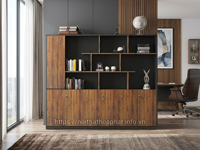 Tủ giám đốc gỗ melamine Hòa Phát