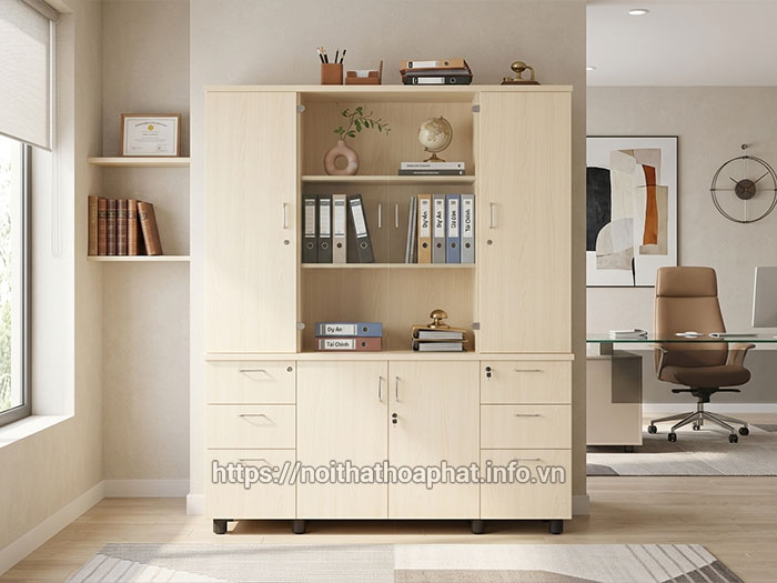 Tủ giám đốc gỗ melamine Hòa Phát