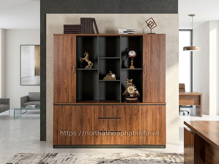 Tủ giám đốc gỗ melamine Hòa Phát