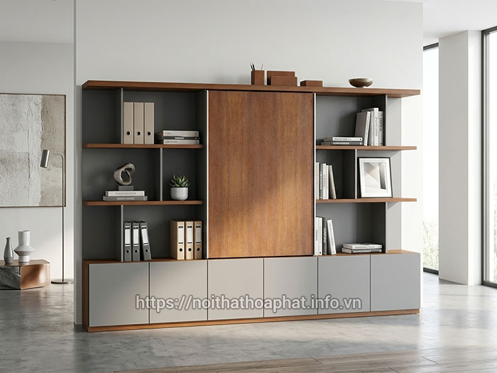 Tủ giám đốc gỗ melamine Hòa Phát