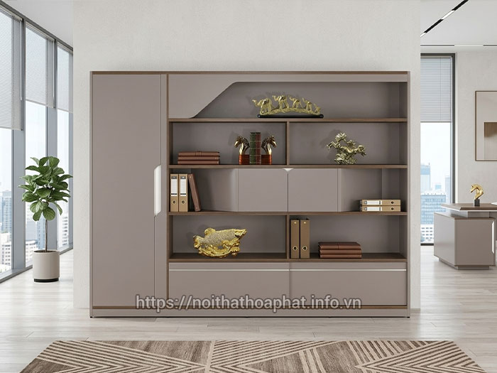 Tủ giám đốc gỗ melamine Hòa Phát