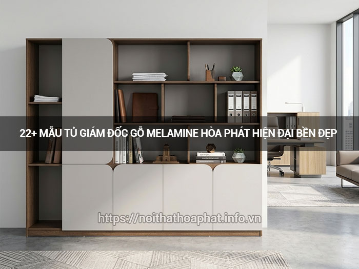 Tủ giám đốc gỗ melamine Hòa Phát