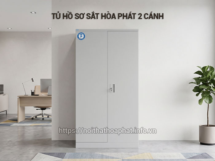 Tủ hồ sơ sắt Hòa Phát 2 cánh