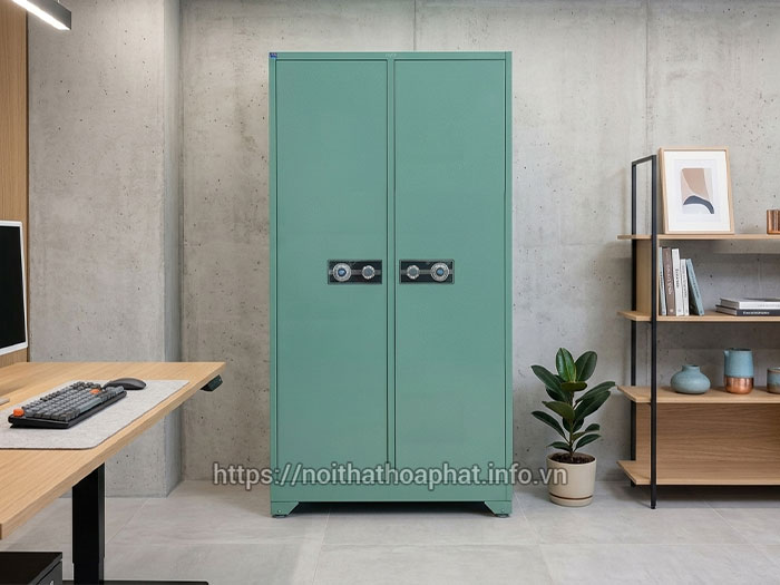 Tủ hồ sơ sắt Hòa Phát 2 cánh