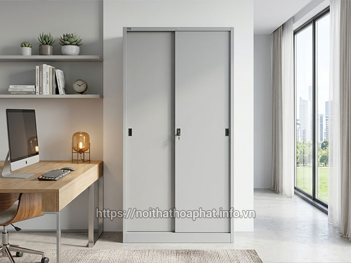 Tủ hồ sơ sắt Hòa Phát 2 cánh