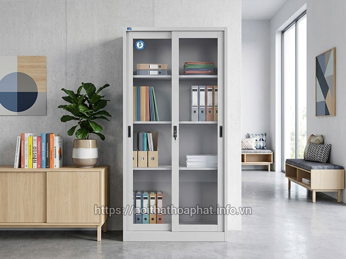 Tủ hồ sơ sắt Hòa Phát 2 cánh