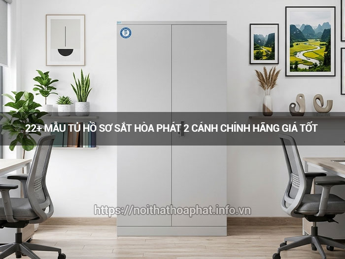 Tủ hồ sơ sắt Hòa Phát 2 cánh