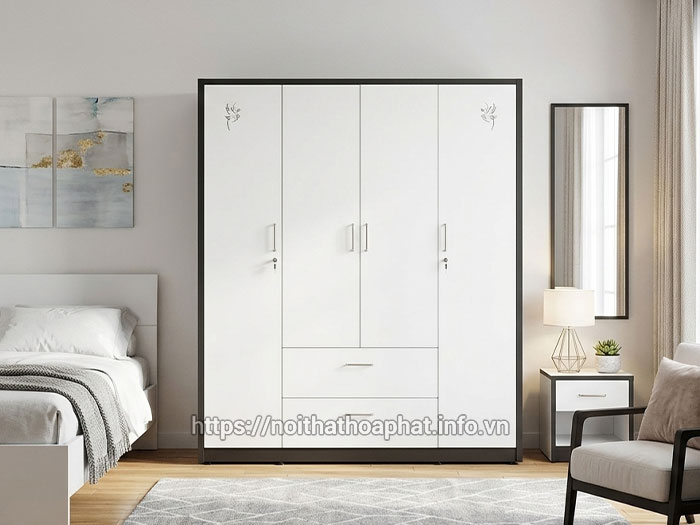 tủ quần áo hiện đại giá rẻ Hòa Phát