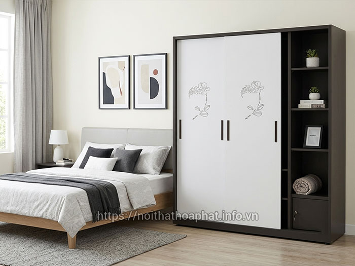 tủ quần áo hiện đại giá rẻ Hòa Phát