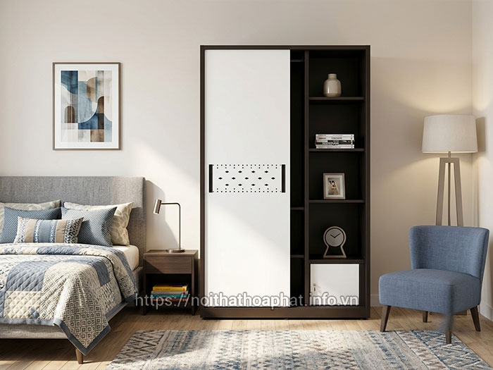 tủ quần áo hiện đại giá rẻ Hòa Phát