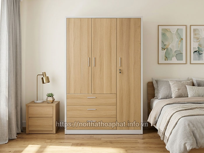 tủ quần áo hiện đại giá rẻ Hòa Phát