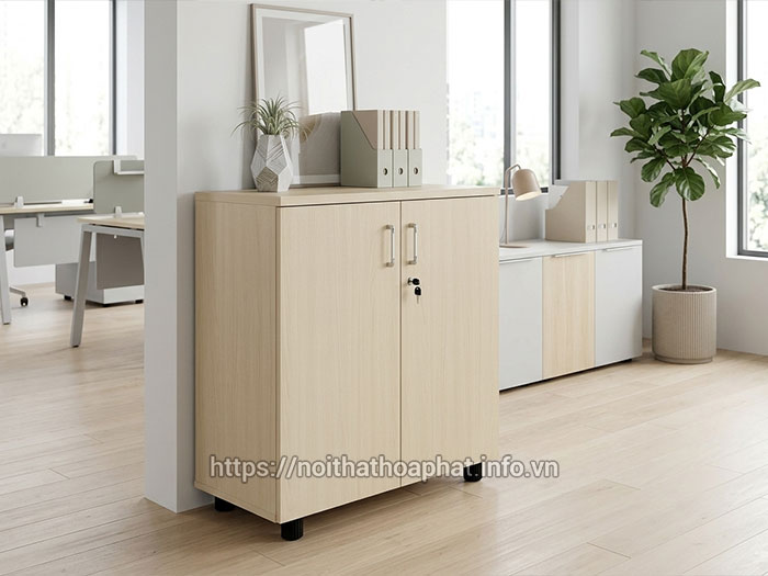 Tủ tài liệu gỗ 80cm Hòa Phát