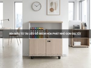 Tủ tài liệu gỗ 80cm Hòa Phát