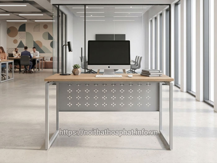 Bàn làm việc 1m4 nhân viên Hòa Phát