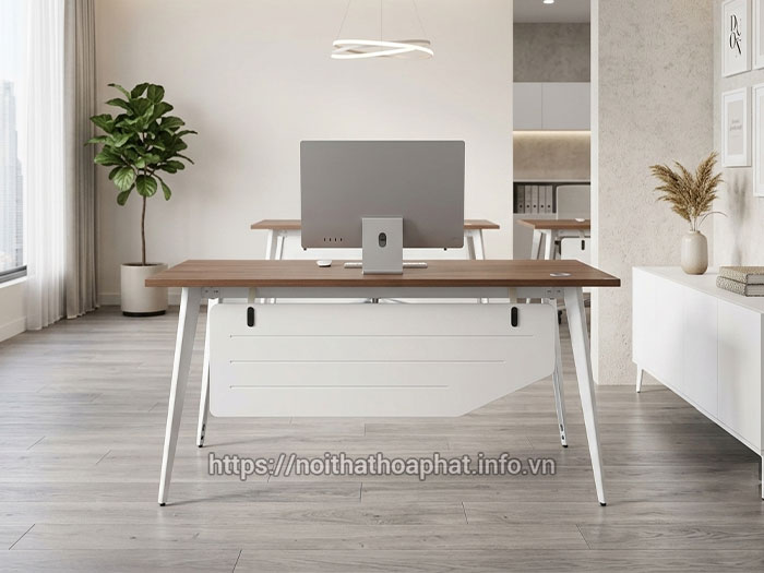 Bàn làm việc 1m4 nhân viên Hòa Phát