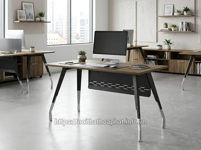 Bàn làm việc 1m4 nhân viên Hòa Phát