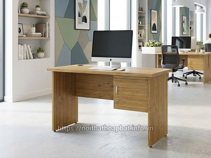 Bàn làm việc 1m4 nhân viên Hòa Phát