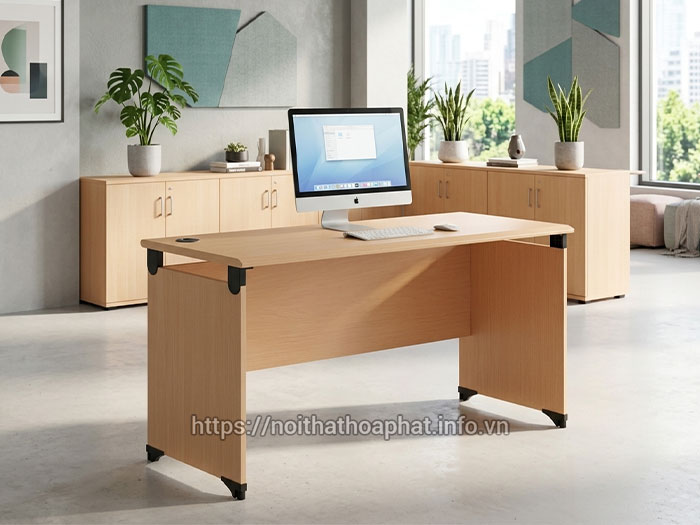 Bàn làm việc 1m4 nhân viên Hòa Phát