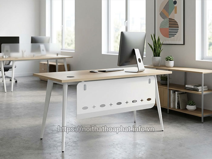 Bàn làm việc 1m4 nhân viên Hòa Phát