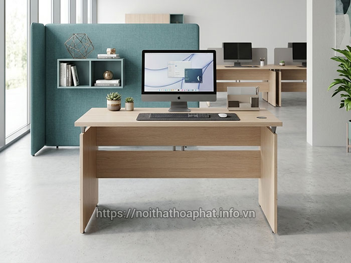 Bàn làm việc 1m4 nhân viên Hòa Phát
